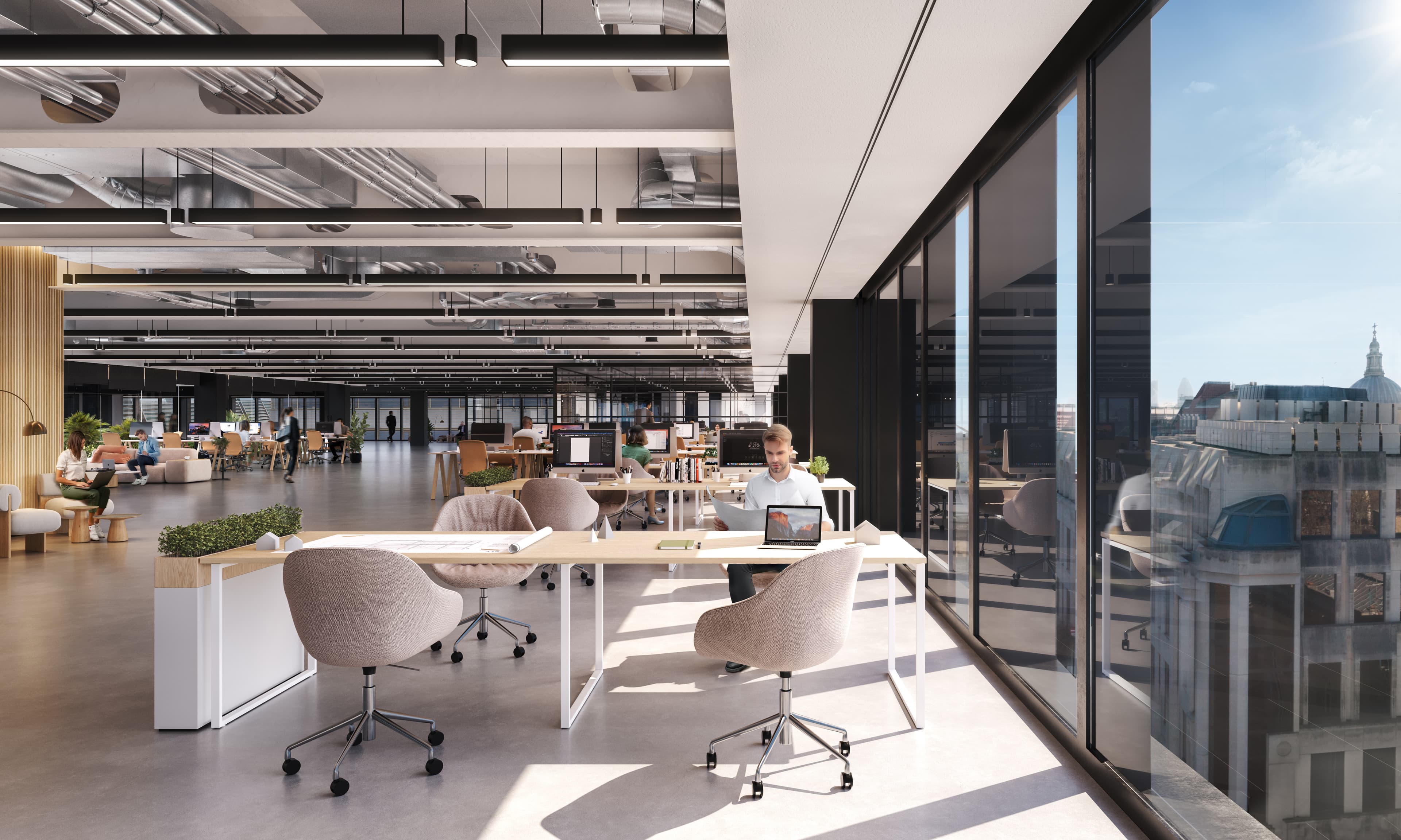 Office with example fitout