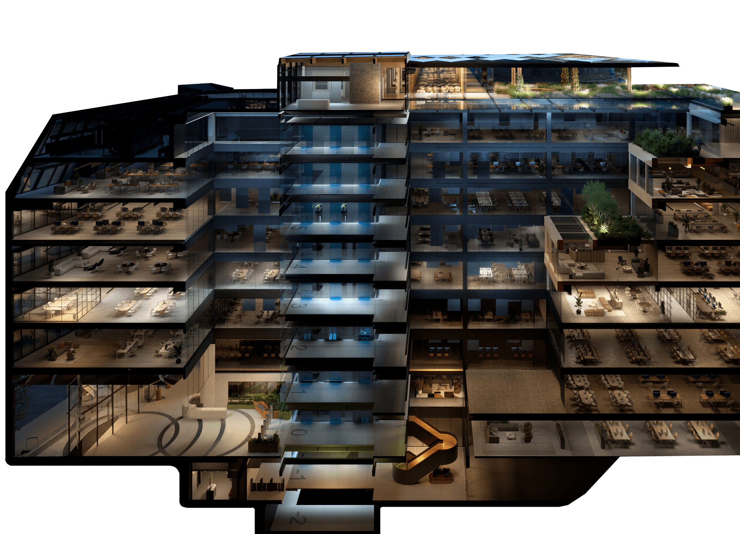 Image of building floors